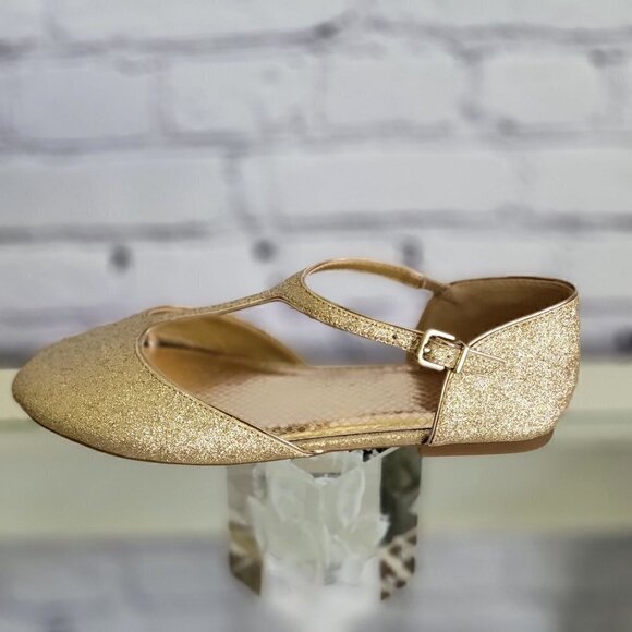 GB Girls Ankle Strap Flats SZ 4 M - Picture 6 of 7